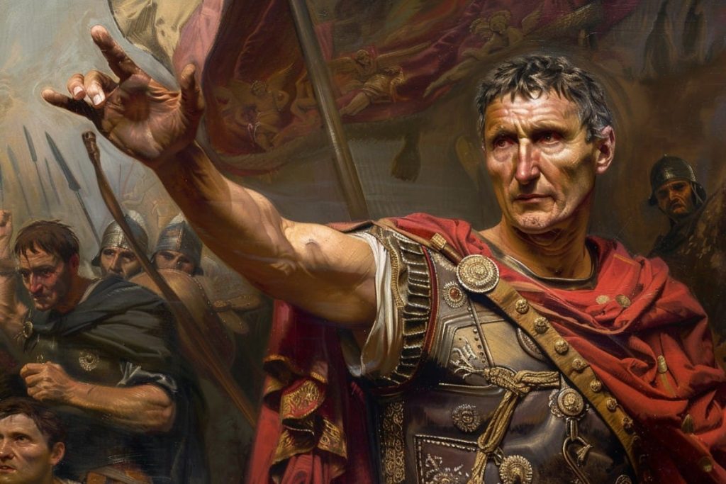 kemenangan julius caesar