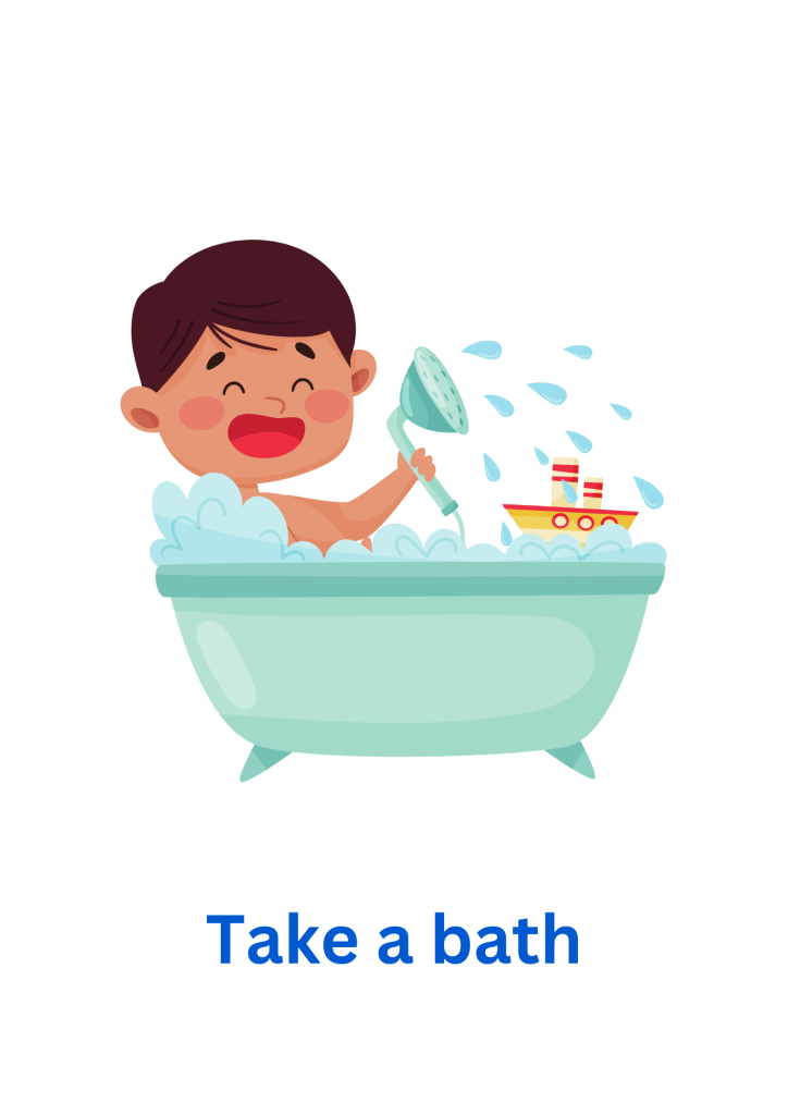 take a bath