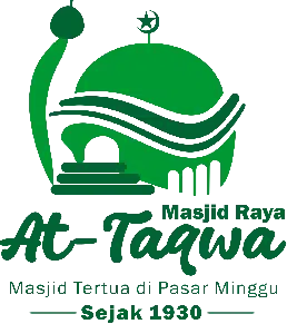 logo masjid at-taqwa hijau